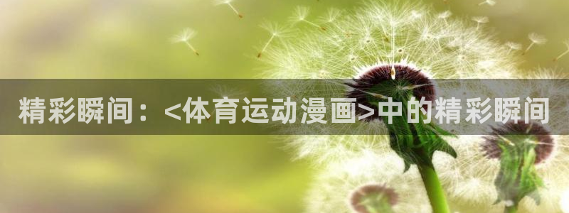 尊龙官网下载招商电话地址查询：精彩瞬间：<体育运动漫