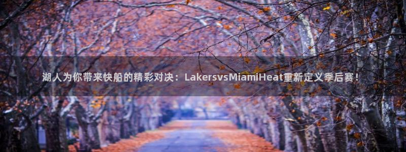 熊猫猫直播：湖人为你带来快船的精彩对决：LakersvsMiamiHeat重新定义季后赛！