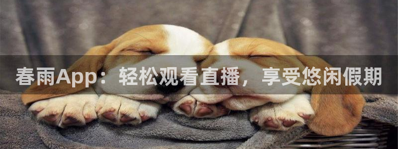 熊猫体育下载免费看球赛直播：春雨App：轻松观看直播，享受悠闲假期